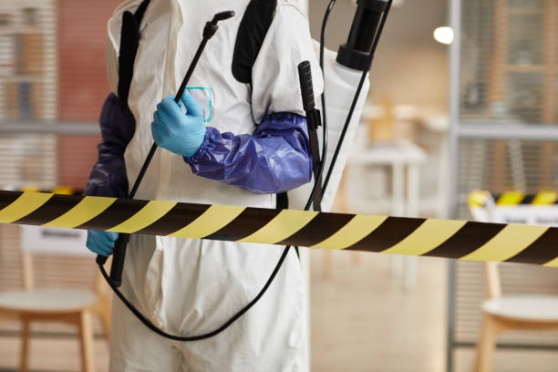 Professional Biohazard Cleanup technician working in Orleans, NE